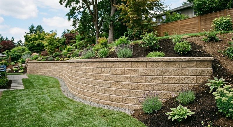 Block Retaining Wall Installation in Orlando, FL