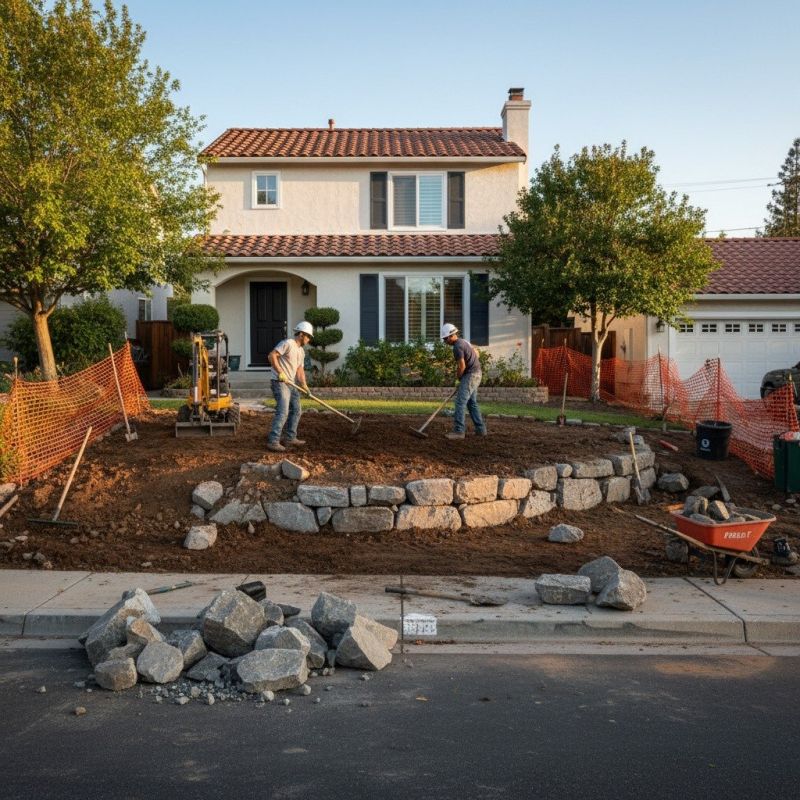 Landscape Retaining Wall Repair