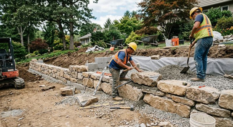 Hardscape Wall Construction in Ventura County, CA