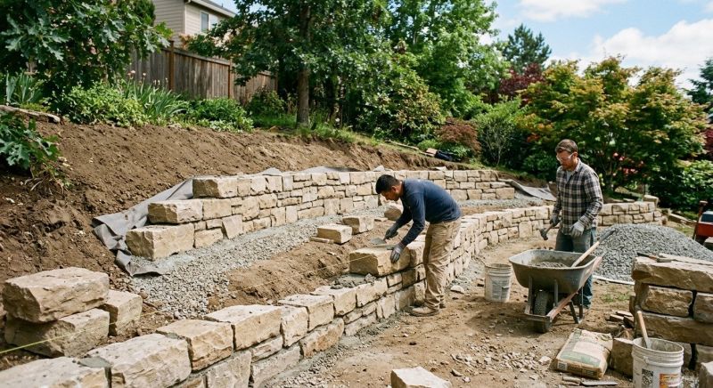 Hardscape Wall Construction in Orlando, FL