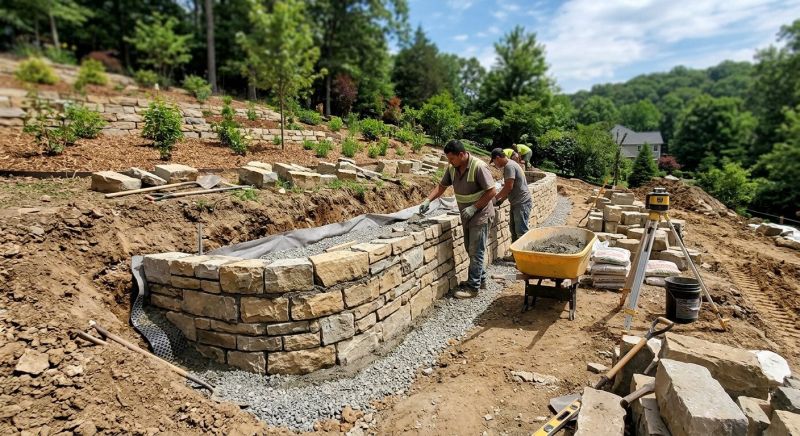 Landscape Wall Construction in Brevard County, FL