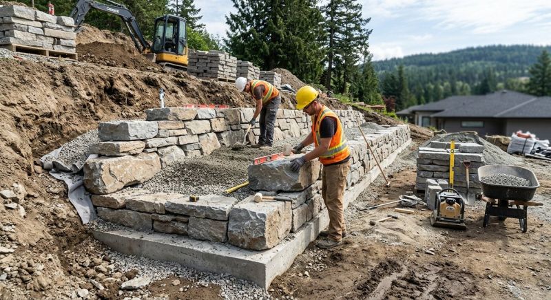 Landscape Wall Construction in Vero Beach, FL