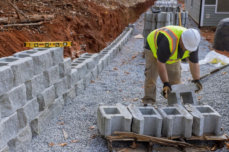 Retention Wall Construction in Lakeland, FL