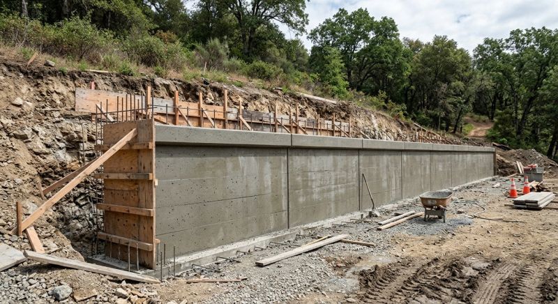 Retention Wall Construction in Aiken, SC