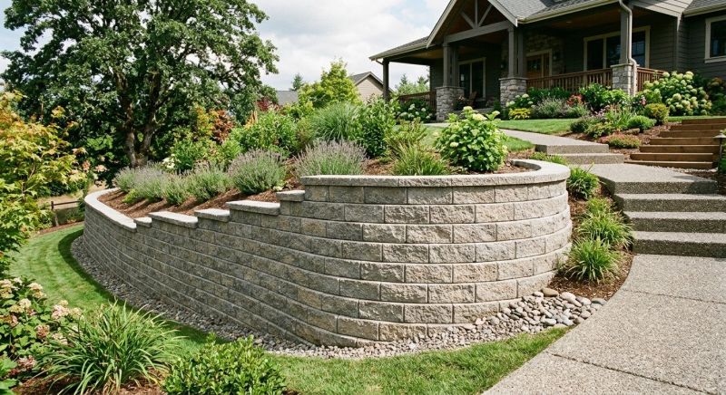 Retention Wall Installation in Citrus County, FL